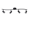 Lucide CARO - Spot plafond - 4xGU10 (MR16) - Noir