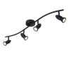 Lucide CARO - Spot plafond - 4xGU10 (MR16) - Noir