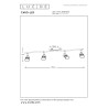 Lucide CARO-LED - Spot plafond - LED - GU10 (MR16) - 4x5W 2700K - Chrome Dépoli