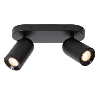 Lucide PUNCH - Spot plafond - 2xGU10 (MR16) - Noir
