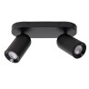 Lucide PUNCH - Spot plafond - 2xGU10 (MR16) - Noir
