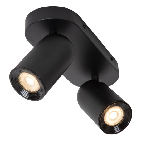 Lucide PUNCH - Spot plafond - 2xGU10 (MR16) - Noir