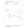 Lucide PUNCH - Spot plafond - 2xGU10 (MR16) - Noir