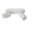 Lucide PUNCH - Spot plafond - 2xGU10 (MR16) - Blanc