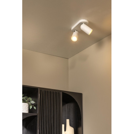 Lucide PUNCH - Spot plafond - 2xGU10 (MR16) - Blanc