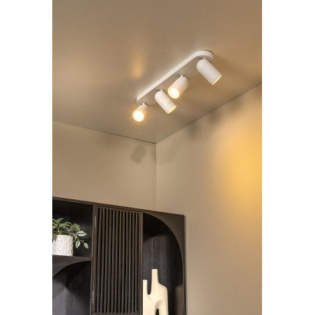 Lucide PUNCH - Spot plafond - 4xGU10 (MR16) - Blanc