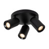 Lucide PUNCH - Spot plafond - Ø 21 cm - 3xGU10 (MR16) - Noir