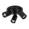Lucide PUNCH - Spot plafond - Ø 21 cm - 3xGU10 (MR16) - Noir
