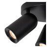 Lucide PUNCH - Spot plafond - Ø 21 cm - 3xGU10 (MR16) - Noir