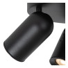 Lucide PUNCH - Spot plafond - Ø 21 cm - 3xGU10 (MR16) - Noir