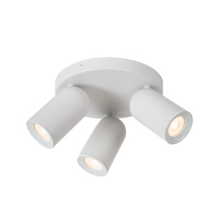 Lucide PUNCH - Spot plafond - Ø 21 cm - 3xGU10 (MR16) - Blanc