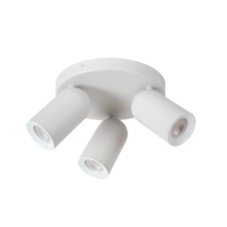 Lucide PUNCH - Spot plafond - Ø 21 cm - 3xGU10 (MR16) - Blanc