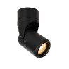 Lucide NIORT - Spot plafond Intérieur/Extérieur - 1xGU10 (MR16) - IP44 - Noir