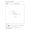 Lucide NIORT - Spot plafond Intérieur/Extérieur - 1xGU10 (MR16) - IP44 - Noir