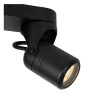 Lucide NIORT - Spot plafond Intérieur/Extérieur - 2xGU10 (MR16) - IP44 - Noir