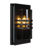 Lucide PRIVAS - Applique murale Intérieur/Extérieur - 1xE27 - IP44 - Noir