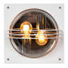 Lucide PRIVAS - Applique murale Intérieur/Extérieur - 2xE27 - IP44 - Blanc