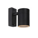Lucide ARNE-LED - Spot mural / Applique mural Intérieur/Extérieur - Ø 6,3 cm - LED - GU10 (MR16) - 1x5W 2700K - IP44 - Noir