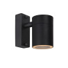 Lucide ARNE-LED - Spot mural / Applique mural Intérieur/Extérieur - Ø 6,3 cm - LED - GU10 (MR16) - 1x5W 2700K - IP44 - Noir