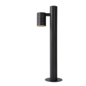 Lucide ARNE-LED - Borne extérieur - Ø 6,3 cm - LED - GU10 (MR16) - 1x5W 2700K - IP44 - Noir