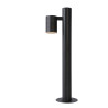 Lucide ARNE-LED - Borne extérieur - Ø 6,3 cm - LED - GU10 (MR16) - 1x5W 2700K - IP44 - Noir