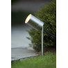 Lucide ARNE-LED - Spot de jardin - Ø 6,3 cm - LED - GU10 (MR16) - 1x5W 2700K - IP44 - Chrome Dépoli