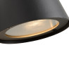 Lucide DINGO-LED - Applique murale Intérieur/Extérieur - LED Dim. - GU10 (MR16) - 1x5W 3000K - IP44 - Anthracite