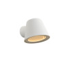 Lucide DINGO-LED - Applique murale Intérieur/Extérieur - LED Dim. - GU10 (MR16) - 1x5W 3000K - IP44 - Blanc