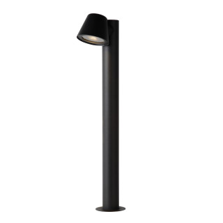 Lucide DINGO-LED - Borne extérieur - LED Dim. - GU10 (MR16) - 1x5W 3000K - IP44 - Anthracite