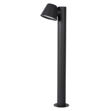 Lucide DINGO-LED - Borne extérieur - LED Dim. - GU10 (MR16) - 1x5W 3000K - IP44 - Anthracite