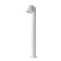 Lucide DINGO-LED - Borne extérieur - LED Dim. - GU10 (MR16) - 1x5W 3000K - IP44 - Blanc