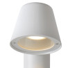 Lucide DINGO-LED - Borne extérieur - LED Dim. - GU10 (MR16) - 1x5W 3000K - IP44 - Blanc