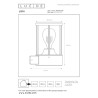 Lucide LORI - Applique murale Intérieur/Extérieur - Ø 12 cm - 1xE27 - IP44 - Détecteur Jour/Nuit - Anthracite