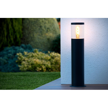 Lucide FEDOR - Borne extérieur - 1xE27 - IP44 - Noir