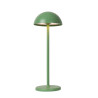 Lucide JOY - Lampe de table Rechargeable Intérieur/Extérieur - Batterie/Piles - Ø 12 cm - LED Dim. - 1x1,5W 3000K - IP54 - Vert