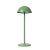 Lucide JOY - Lampe de table Rechargeable Intérieur/Extérieur - Batterie/Piles - Ø 12 cm - LED Dim. - 1x1,5W 3000K - IP54 - Vert