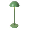 Lucide JOY - Lampe de table Rechargeable Intérieur/Extérieur - Batterie/Piles - Ø 12 cm - LED Dim. - 1x1,5W 3000K - IP54 - Vert