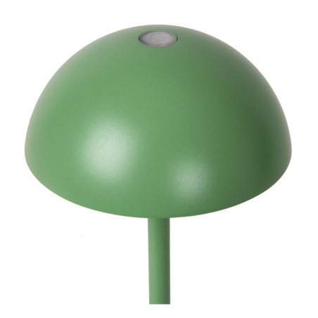 Lucide JOY - Lampe de table Rechargeable Intérieur/Extérieur - Batterie/Piles - Ø 12 cm - LED Dim. - 1x1,5W 3000K - IP54 - Vert
