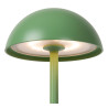 Lucide JOY - Lampe de table Rechargeable Intérieur/Extérieur - Batterie/Piles - Ø 12 cm - LED Dim. - 1x1,5W 3000K - IP54 - Vert