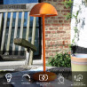 Lucide JOY - Lampe de table Rechargeable Intérieur/Extérieur - Batterie/Piles - Ø 12 cm - LED Dim. - 1x1,5W 3000K - IP54 -
