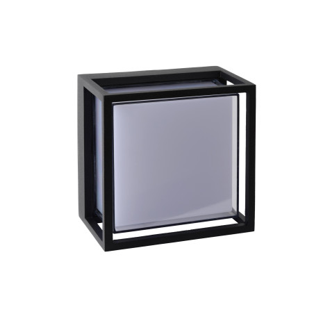 Lucide SINGA LED - Applique murale Intérieur/Extérieur - LED - 1x10W 3000K - IP54 - Noir