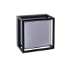 Lucide SINGA LED - Applique murale Intérieur/Extérieur - LED - 1x10W 3000K - IP54 - Noir