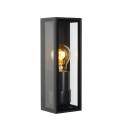 Lucide DUKAN - Applique murale Intérieur/Extérieur - 1xE27 - IP65 - Noir