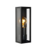 Lucide DUKAN - Applique murale Intérieur/Extérieur - 1xE27 - IP65 - Noir