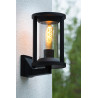 Lucide CADIX - Applique murale Intérieur/Extérieur - 1xE27 - IP65 - Noir