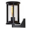 Lucide CADIX - Applique murale Intérieur/Extérieur - 1xE27 - IP65 - Noir