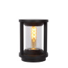 Lucide CADIX - Borne extérieur - Ø 16 cm - 1xE27 - IP65 - Noir - H 22 cm