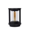 Lucide CADIX - Borne extérieur - Ø 16 cm - 1xE27 - IP65 - Noir - H 22 cm