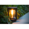 Lucide CADIX - Borne extérieur - Ø 16 cm - 1xE27 - IP65 - Noir - H 22 cm