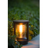 Lucide CADIX - Borne extérieur - Ø 16 cm - 1xE27 - IP65 - Noir - H 22 cm